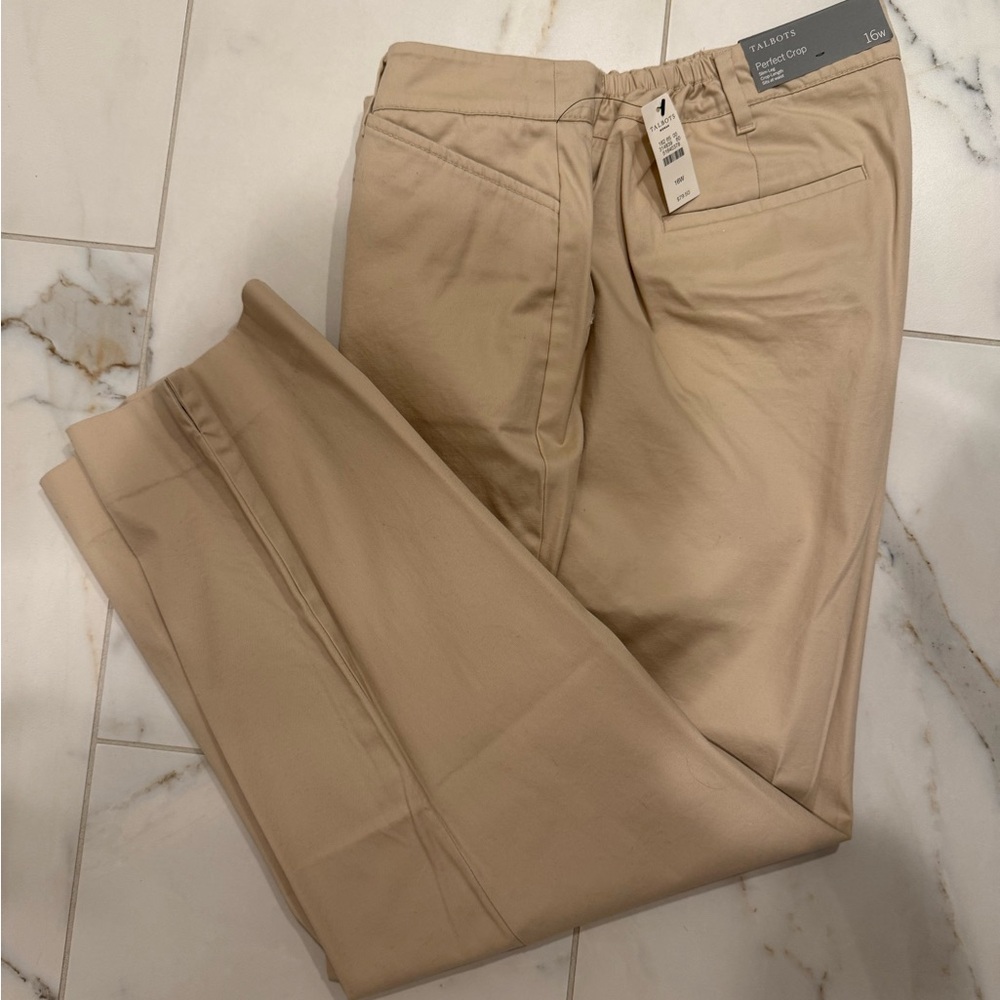 Talbots Women's Beige Capris